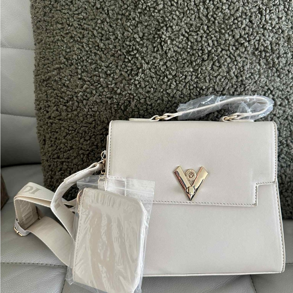Valentino Orlandi White Crossbody Bag